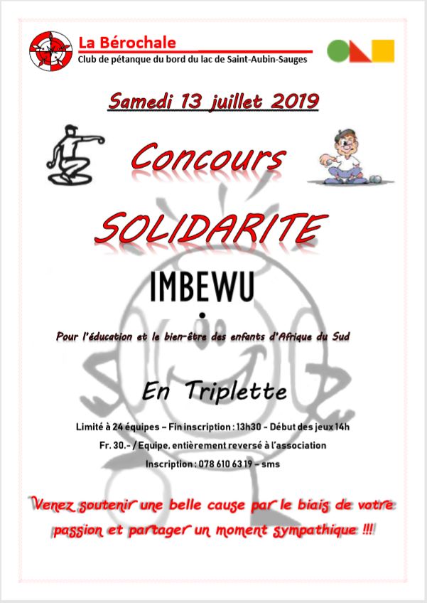 Affiche Concours Imbewu 13.07.19